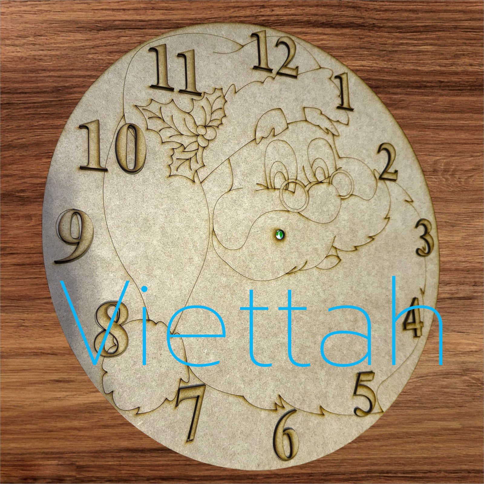 RELOJ PARED SANTA