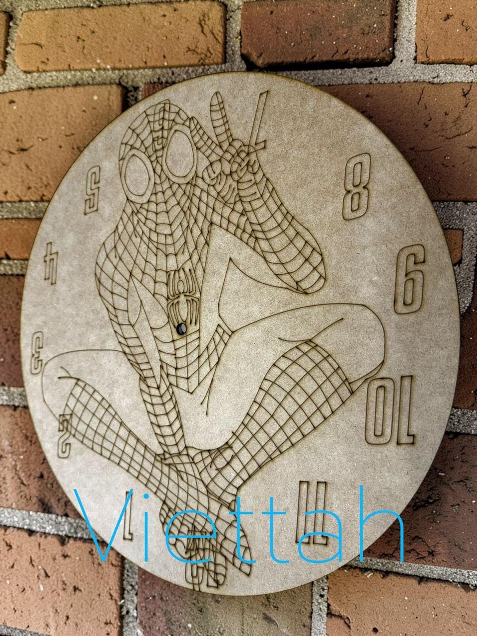RELOJ DE PARED DE ARAÑA