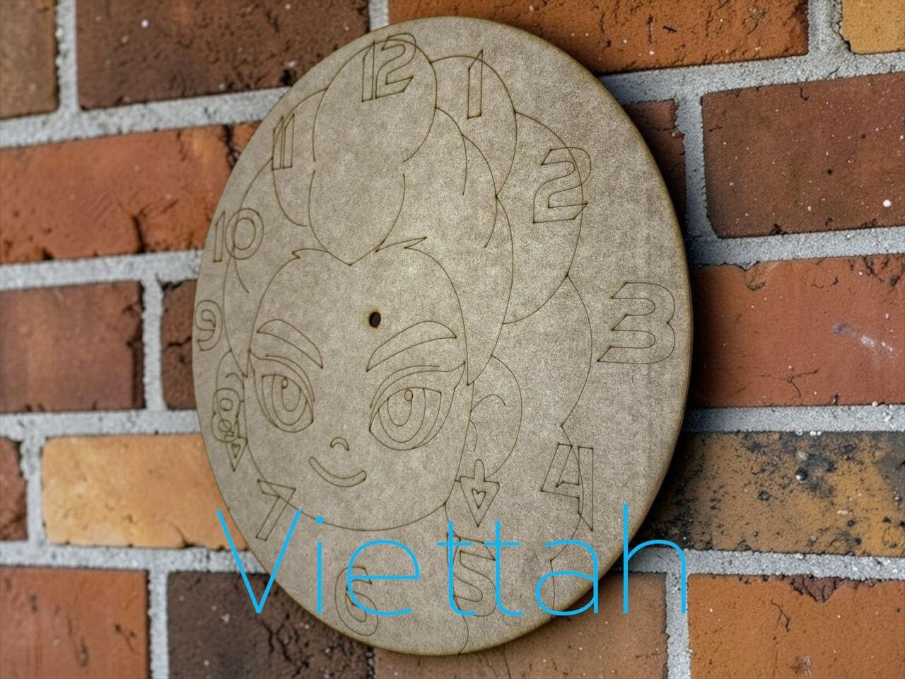 RELOJ DE PARED DE CAZADORA DE DEMONIO