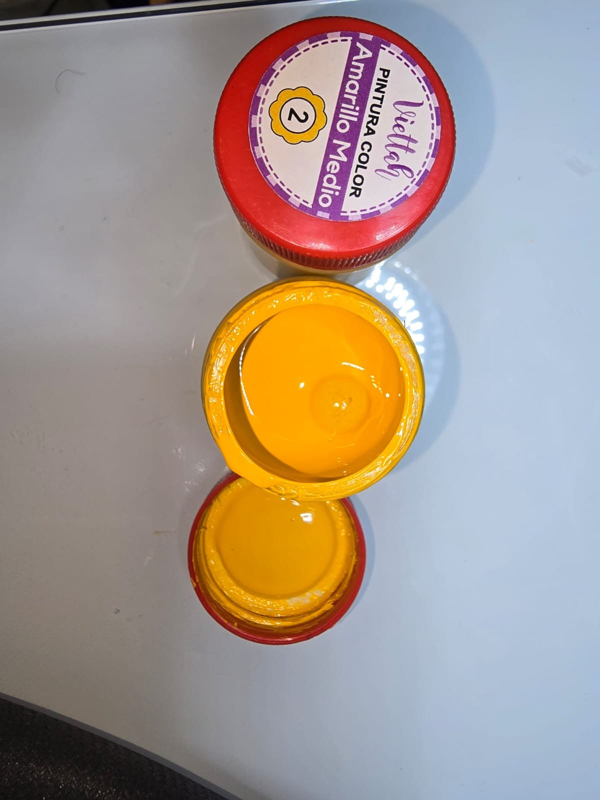 AMARILLO MEDIO PINTURA 50 ML -2