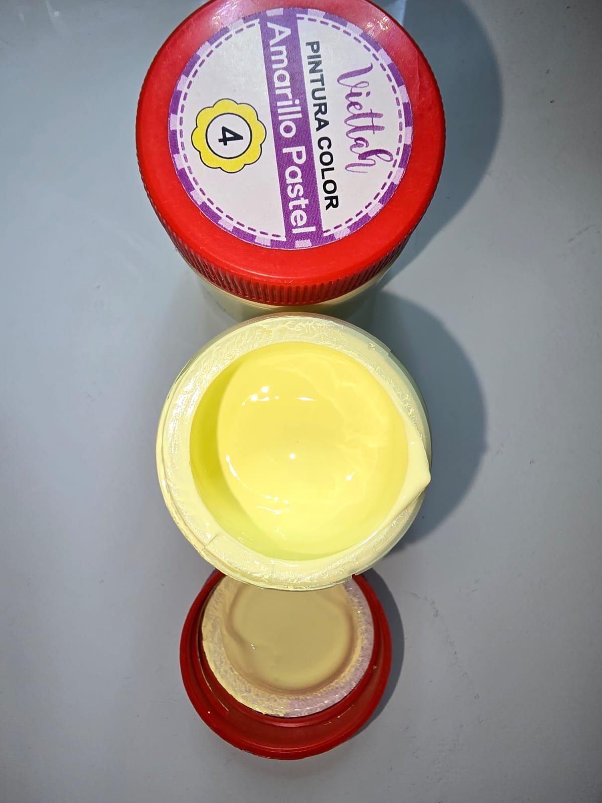 AMARILLO PASTEL PINTURA 50 ML - 4