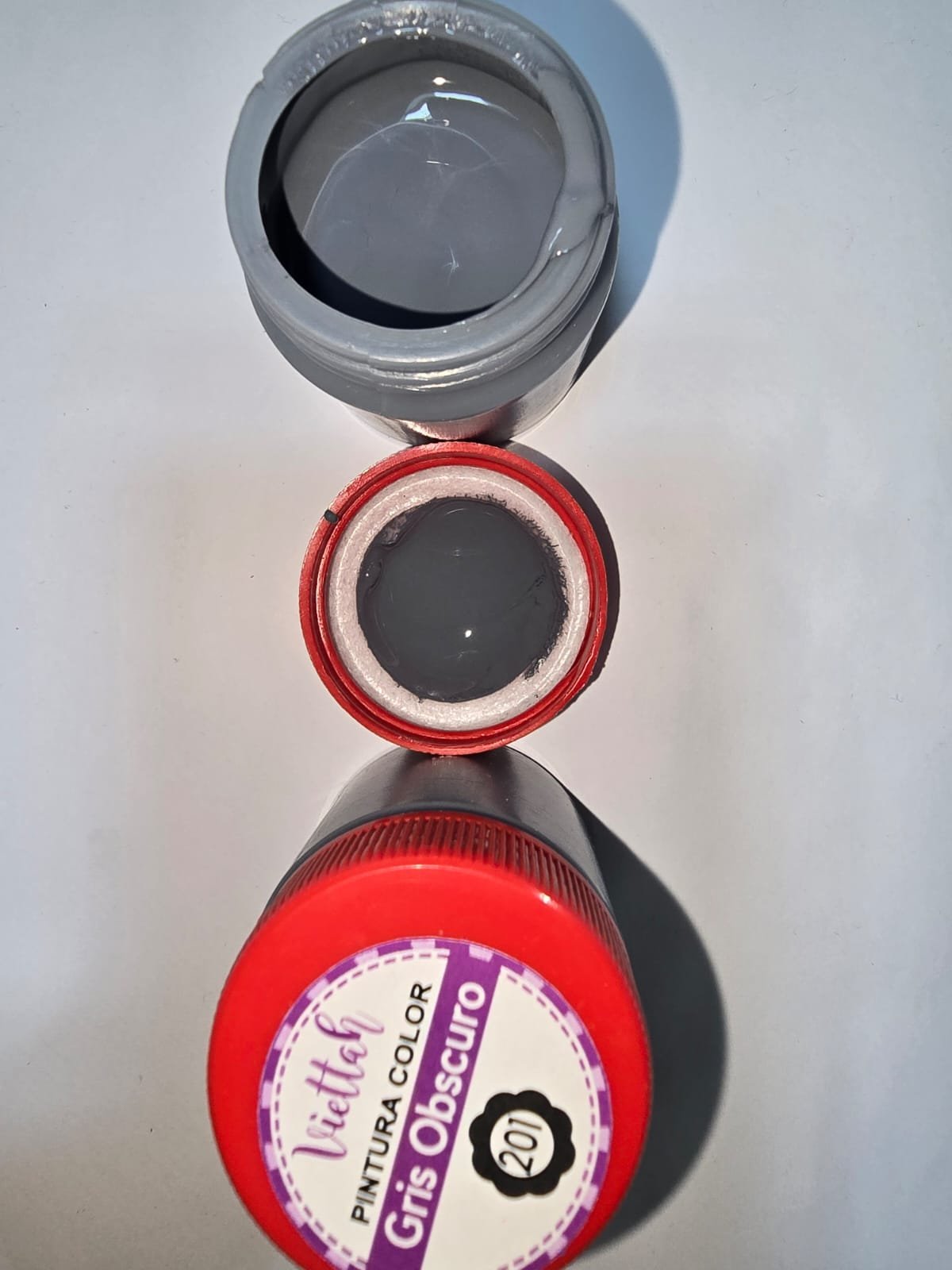 GRIS OBSCURO PINTURA ACRILICA 50 ML - 201