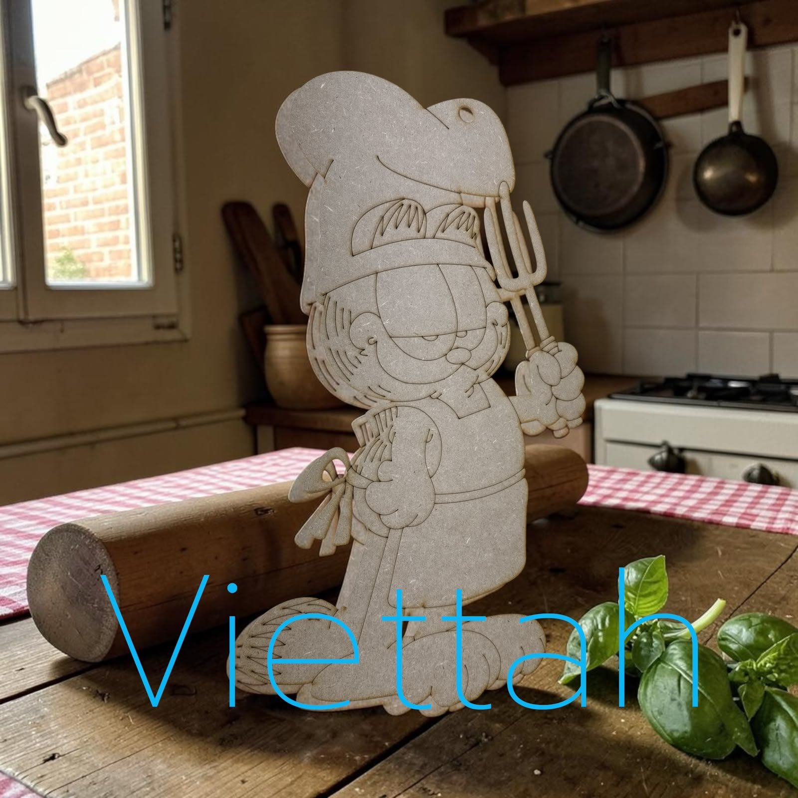 GATO COME SPAGUETTI COCINERO